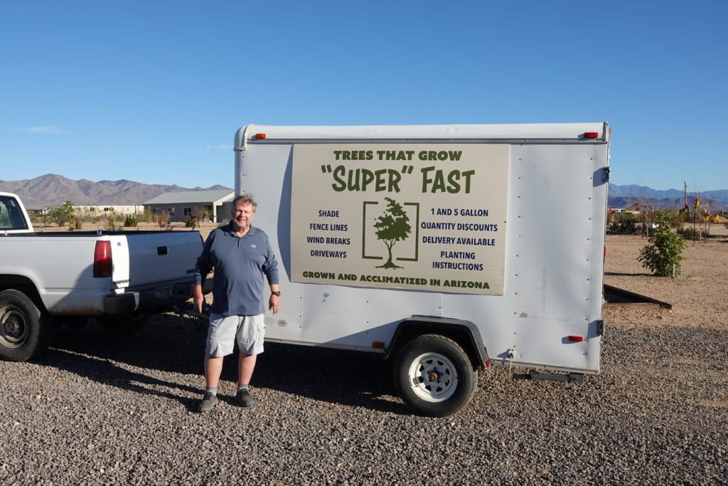 Tree delivery project in Northern Arizona